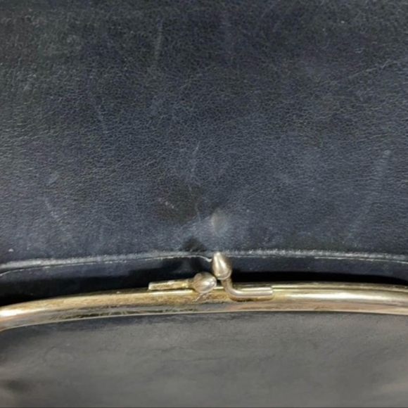 Pre-Creed Vintage Coach Watermelon Tote №9440 in Navy - Picture 7 of 11